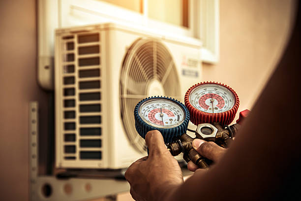 Professional Hvac technician working in Upper Black Eddy, PA